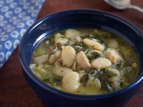 Picture of Frozen -- White Bean Minestrone with Chicken, Greens and Rosemary 22 oz.