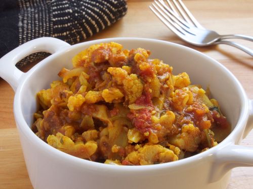 Picture of Frozen -- Cauliflower with Tomato Curry and Ghee -- 16 oz