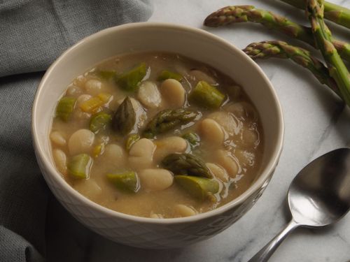 Picture of Frozen -- Asparagus and White Bean Soup with Herbs and Lemon (Vegan) 22 oz