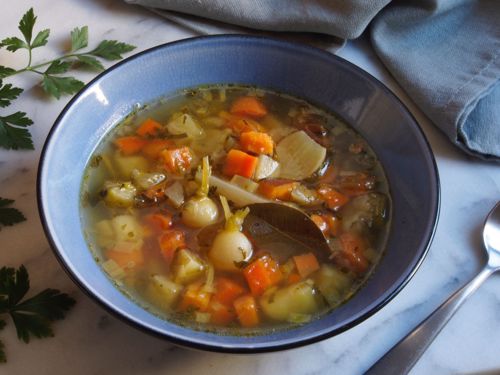 Picture of Frozen -- Mineral-Rich Broth with Root Vegetables (Vegan)