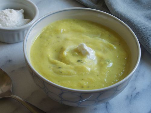 Picture of Frozen -- Summer Squash Soup with Macadamia Nut Butter (Vegan) - 22 oz