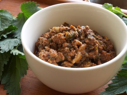 Picture of Ground Beef with Fresh Basil -- 16 oz