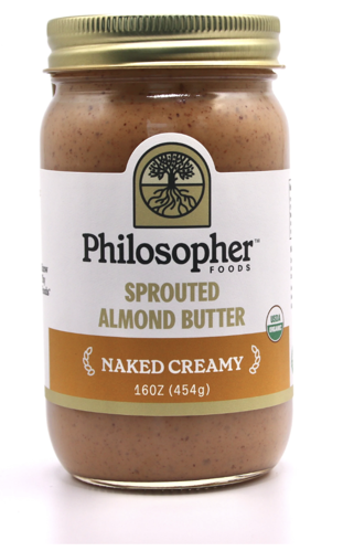 Picture of Philosopher Foods Sprouted Almond Butter (Large Silky Smooth)