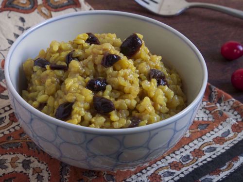 Picture of Frozen -- Golden Turmeric Rice with Currants