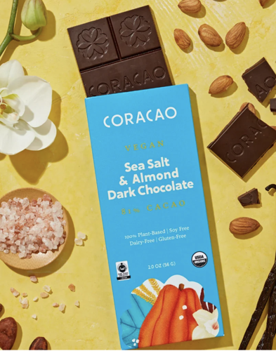 Picture of Coracao Chocolate 2 oz. Sea Salt Almond Bar