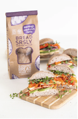 Picture of Bread SRSLY Sourdough SANDWICH ROLLS  (4 pack) - Gluten Free-FROZEN THIS WEEK