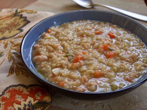 Picture of Chicken & Rice Congee with Vegetables  -- 22 oz