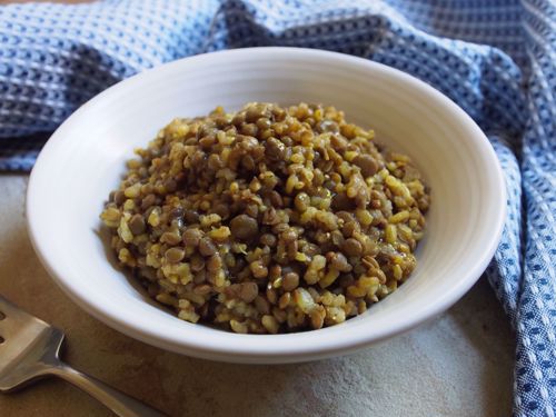 Picture of Middle Eastern Lentils and Rice with Caramelized Onions (Mujadara) -- 12 oz