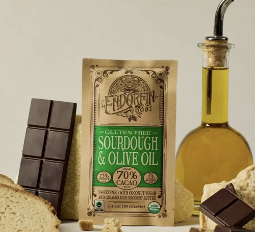 Picture of Endorfin Sourdough & Olive Oil Chocolate Bar - 70% Cacao