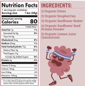 Picture of Skout Organic Raspberry Rush Kids Snack Bar-BOX-