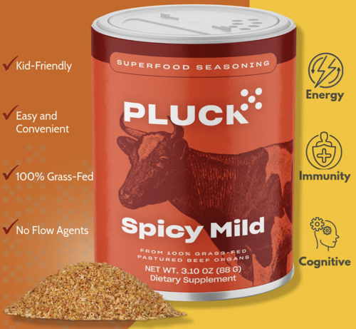 Picture of Pluck Superfood Seasoning Spicy -Mild Shaker-