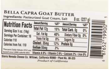 Picture of Bella Capra Goat Butter