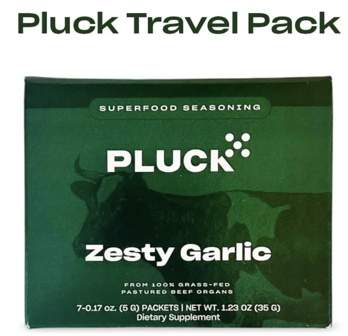 Picture of Pluck Superfood Seasoning Zesty Garlic -Travel Pack-