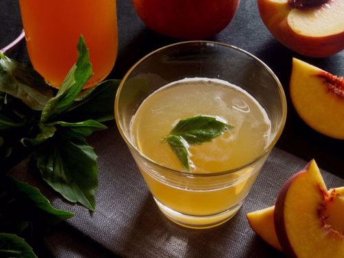 Picture of Apricot Basil Shrub