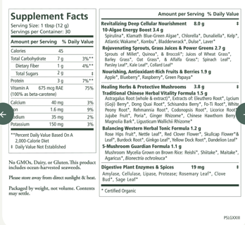 Picture of Pure Synergy-Organic Superfood-