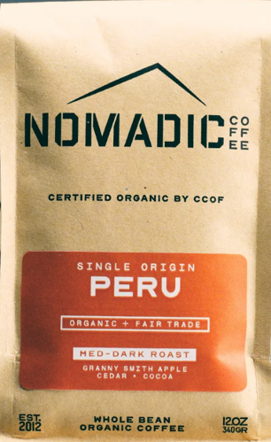 Picture of Nomadic Coffee Organic Peru Medium Roast