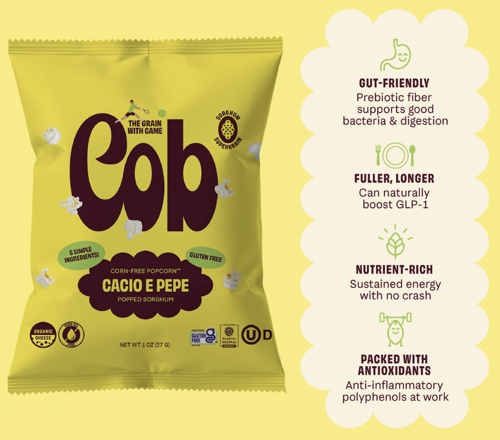 Picture of Cob Popped Sorghum-Cacio E Pepe