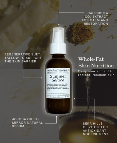 Picture of Summer Solace Everyday Pure Tallow Body Oil