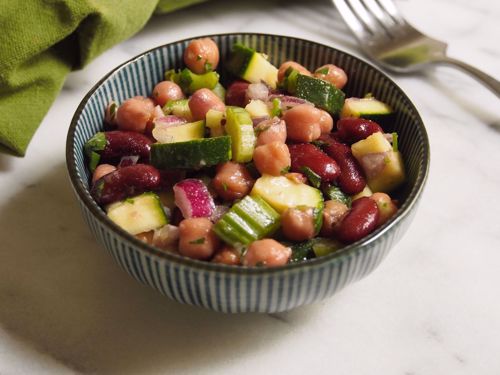 Picture of Two Bean  Zucchini Salad  (pint)