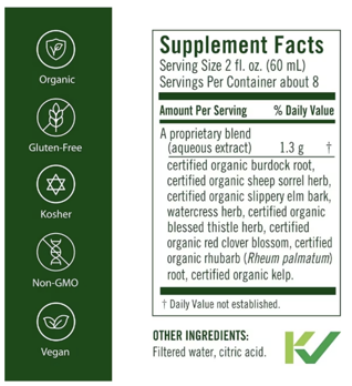 Picture of Flora Organic-Flor Essence-Herbal Cleanse 32 oz