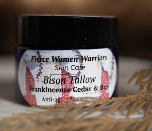 Picture of Fierce Women Warriors-Frankincense, Cedar, & Bay Bison Tallow Moisturizer-