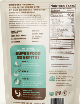 Picture of Healthy Truth-Sprouted Coconut Crusted Cashews-