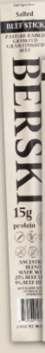 Picture of BERSKI Beef Sticks - Salted| 1 oz meat stick